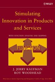 Cover of Stimulating innovation in products and services by J. Jerry Kaufman