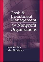 Cover of Cash & investment management for nonprofit organizations by John Zietlow