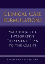 Cover of Clinical case formulations by Barbara Lichner Ingram
