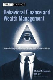 Cover of Behavioral finance and wealth management by Michael Pompian