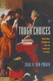 Cover of Tough choices by Sigal R. Ben-Porath