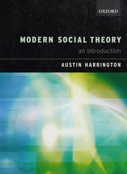Front cover of Modern social theory by Austin Harrington