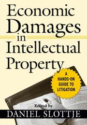 Cover of Economic Damages in Intellectual Property by Daniel Slottje