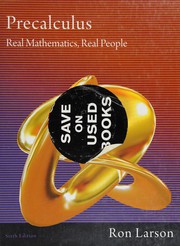 Cover of Precalculus by Ron Larson