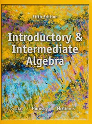 Front cover of Introductory and intermediate algebra by Margaret L. Lial