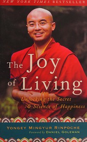 Front cover of The joy of living by Rinpoche Yongey Mingyur