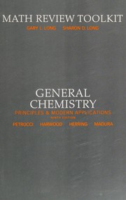 Cover of Math review toolkit by Gary Leighton Long