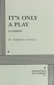 Cover of It's only a play by Terrence McNally