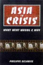 Front cover of Asia in crisis by Philippe Delhaise