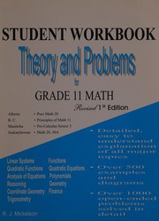 Front cover of Theory and Problems for Senior High Math - Student Wookbook - Third Editon by R.J. MICKELSON