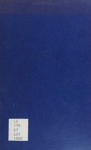 Cover of Government and the universities in Britain by John Carswell