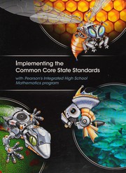 Front cover of Implementing the Common Core State Standards with Pearson's Integrated High School Mathematics by Inc Pearson Education