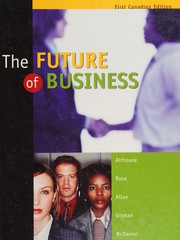 Front cover of The future of business by Norm Althouse