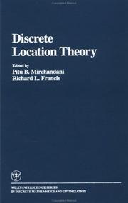 Cover of Discrete location theory by R. L. Francis