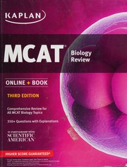 Front cover of MCAT biology review by Alexander Stone Macnow