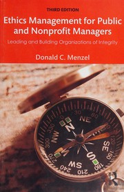 Cover of Ethics Management for Public and Nonprofit Managers by Donald C. Menzel