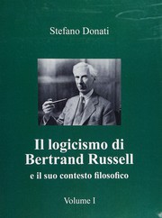 Cover of Il logicismo di Bertrand Russell e il suo contesto filosofico by Stefano Donati