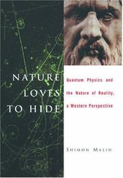 Front cover of Nature Loves to Hide by Shimon Malin