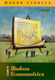 Front cover of A Guide to Modern Econometrics by Marno Verbeek
