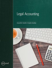 Front cover of Legal accounting by Jacqueline Asselin