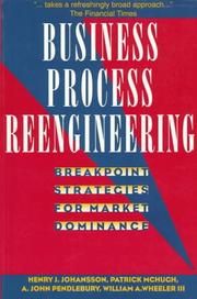 Cover of Business process reengineering by Henry J. Johansson