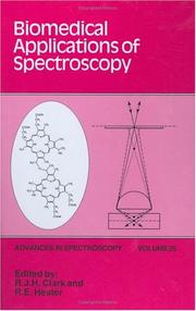 Front cover of Biomedical applications of spectroscopy by R. J. H. Clark