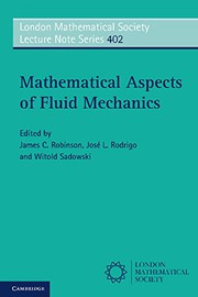 Front cover of Mathematical aspects of fluid mechanics by James C. Robinson