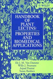Front cover of Handbook of plant lectins by Els. J. M. Van Damme