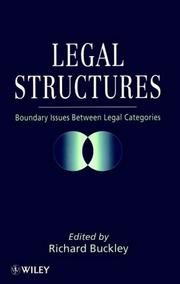 Cover of Legal Structures by Richard A. Buckley