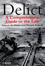 Cover of Delict by Francis McManus
