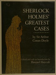 Front cover of Sherlock Holmes' Greatest Cases (Adventure of the Blue Carbuncle / Adventure of the Musgrave Ritual / Adventure of the Speckled Band / Hound of the Baskervilles / Red-Headed League / Scandal in Bohemia / Silver Blaze) by Arthur Conan Doyle