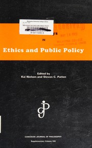 Front cover of New essays in ethics and public policy by Kai Nielsen