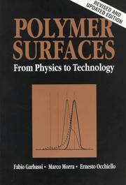 Cover of Polymer surfaces by F. Garbassi