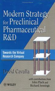 Front cover of Modern strategy for preclinical pharmaceutical R&D by David Cavalla