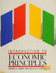 Front cover of Introduction to economic principles by Rodney H. Mabry