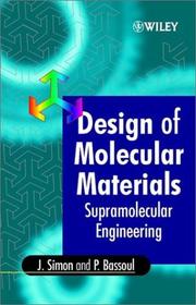 Front cover of Design of molecular materials by J. Simon