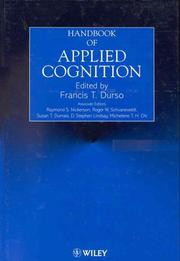 Front cover of Handbook of Applied Cognition by Raymond S. Nickerson