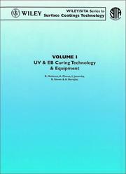 Front cover of [Chemistry & technology of UV & EB formulations for coatings, inks, and paints] by R. Mehnert