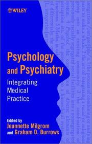 Front cover of Psychology and psychiatry by Jeannette Milgrom