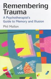 Cover of Remembering trauma by Phil Mollon