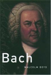 Cover of Bach by Malcolm Boyd