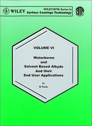 Front cover of Waterborne & solvent based surface coating resins and their applications by Corinne Varron