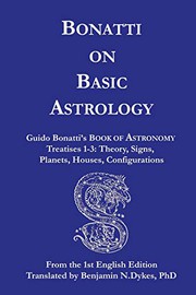 Cover of Bonatti on Basic Astrology by Guido Bonatti