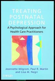 Cover of Treating postnatal depression by Jeannette Milgrom