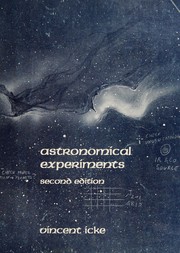 Cover of Astronomical experiments by Vincent Icke