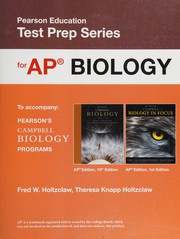 Front cover of Preparing for the Biology AP* Exam (School Edition) by Jane Reece
