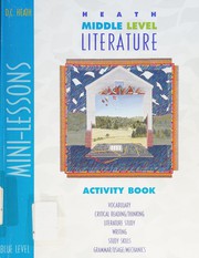 Cover of Heath Middle Level Literature LVL BLUE by Unknown
