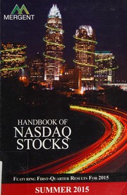 Front cover of Handbook of nasdaq stocks - summer edition by Mergent