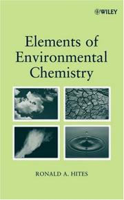 Front cover of Elements of Environmental Chemistry by Ronald A. Hites