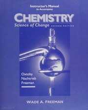 Cover of Instructor's manual to accompany Chemistry, science of change [by] Oxtoby, Nachtrieb, Freeman by Wade A. Freeman
